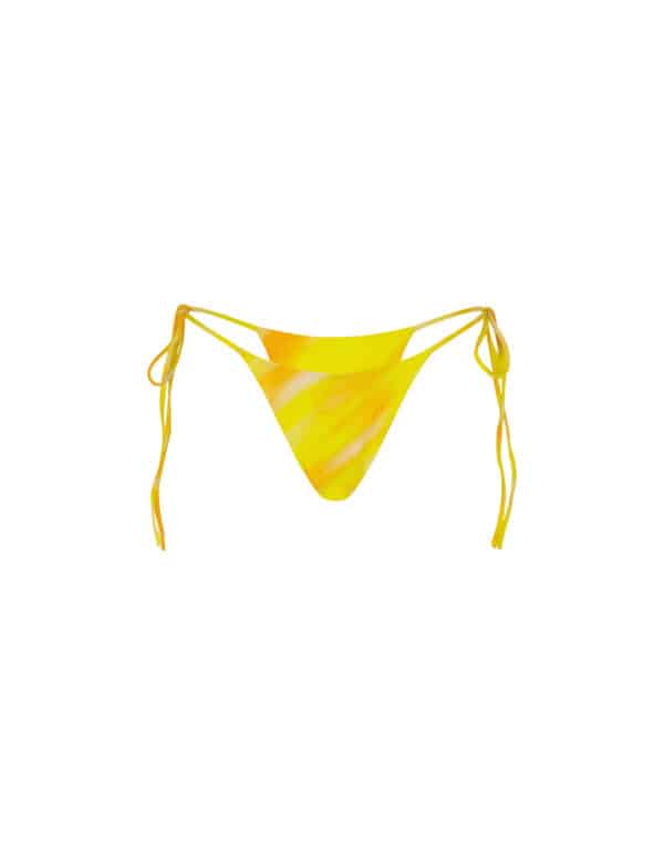 TIE SIDE BOTTOM YELLOW STRIPE